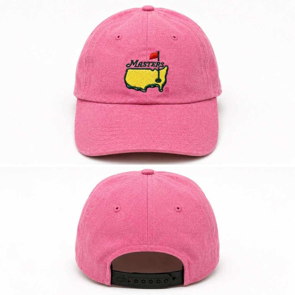 Masters American Needle Pink Heather Golf Hat Snapback Tournament Logo Cap OS